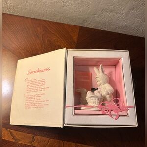 Dept 56 Snowbunnies Springtime Series.  “Help Me Hide the Eggs” Original Box